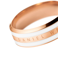 Anello Daniel Wellington Donna CLASSIC RING SATIN WHITE in Acciaio DW00400041 - DW00400041
